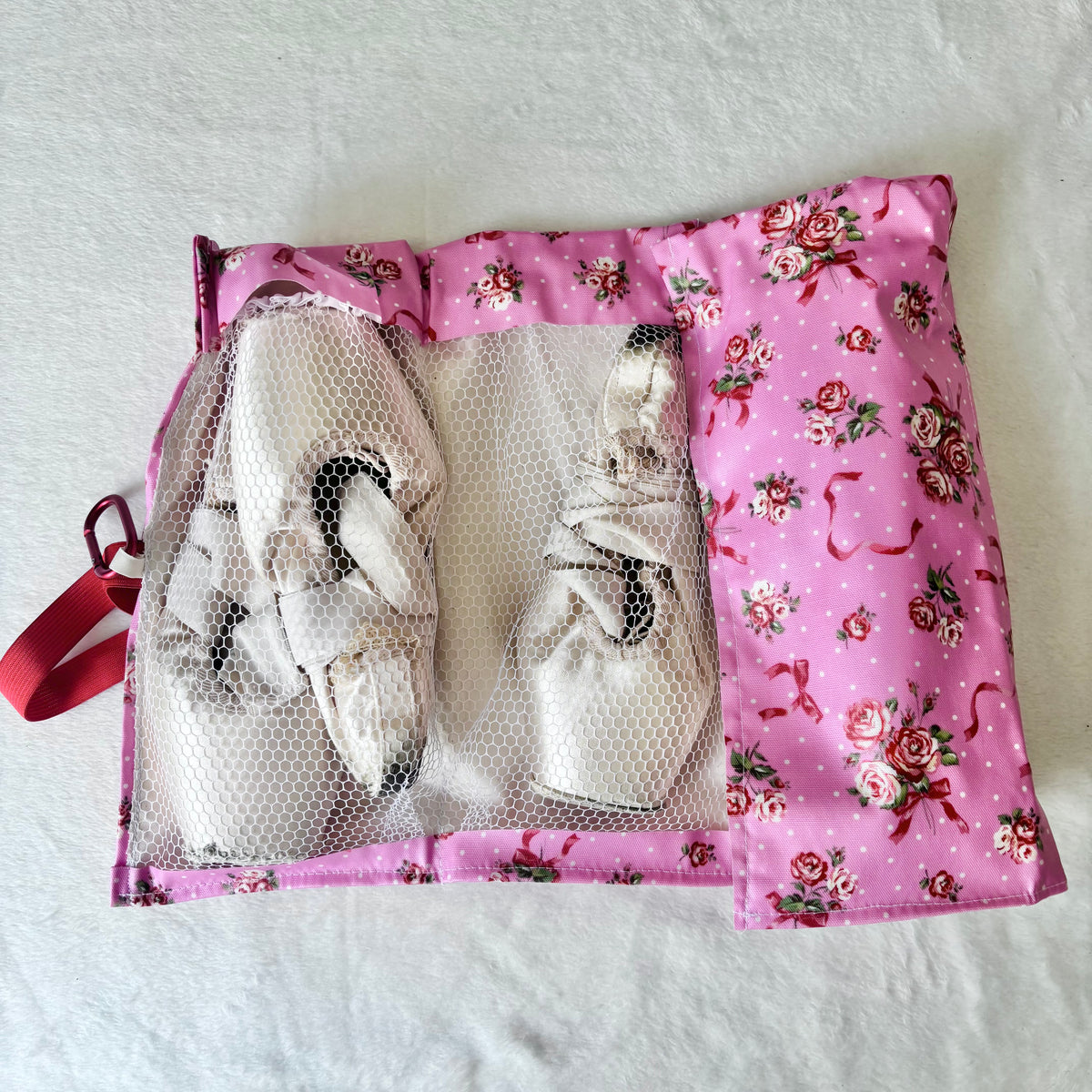 　Pointe shoes case "Pink Roses"