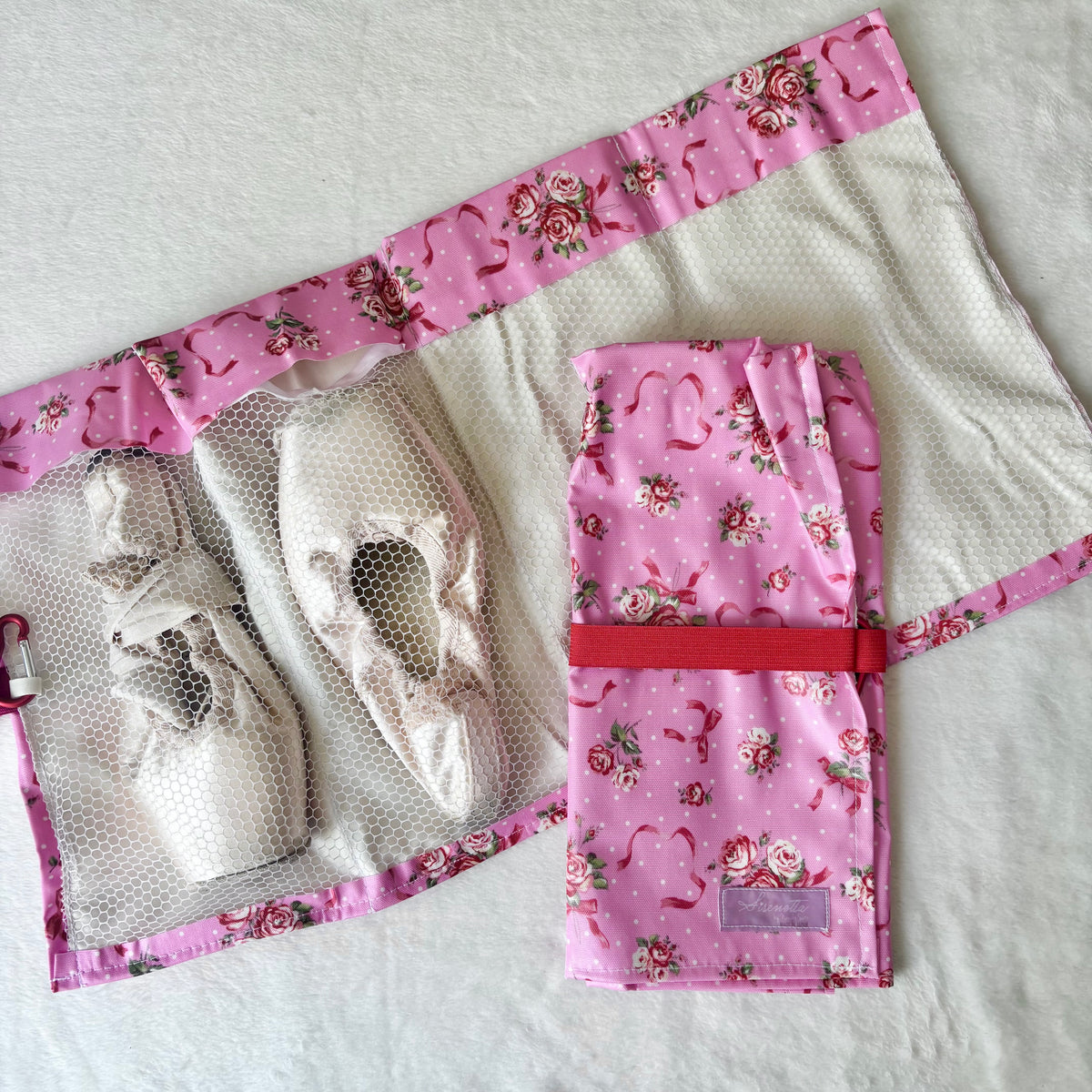 　Pointe shoes case "Pink Roses"