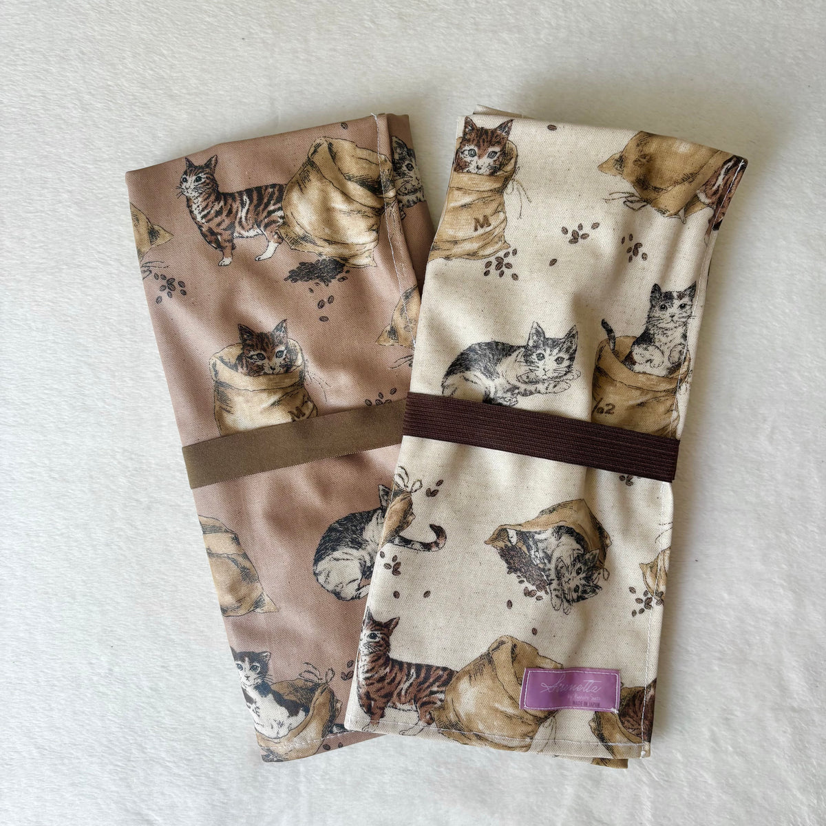 　Pointe shoes case "Coffee Cat"