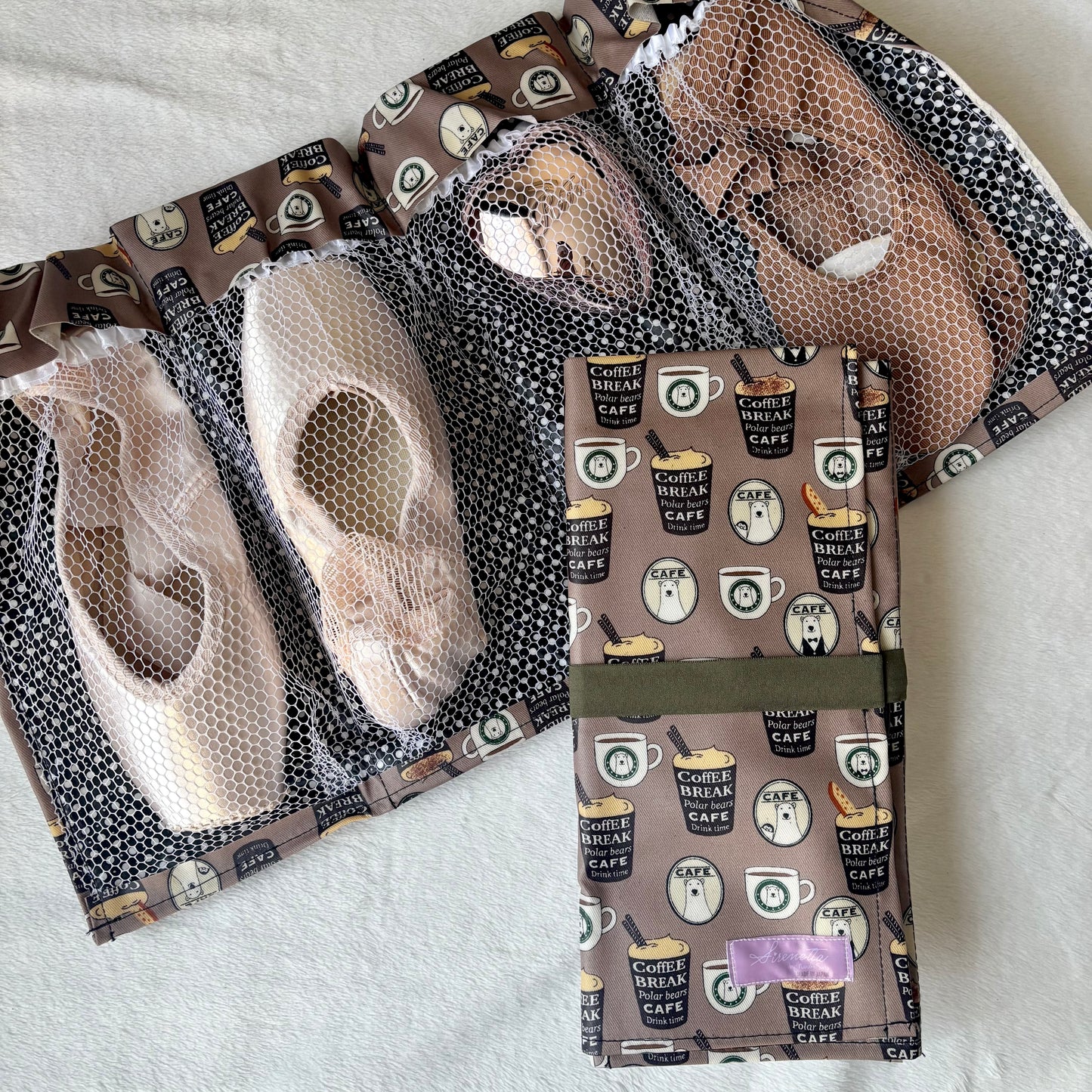 　Pointe shoes case "Coffee Bear"