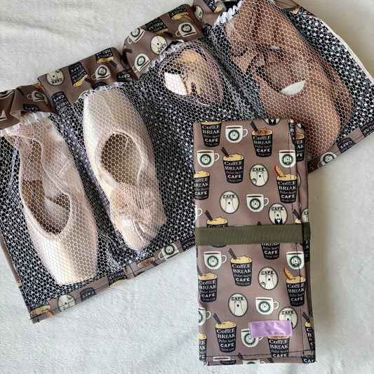 　Pointe shoes case "Coffee Bear"