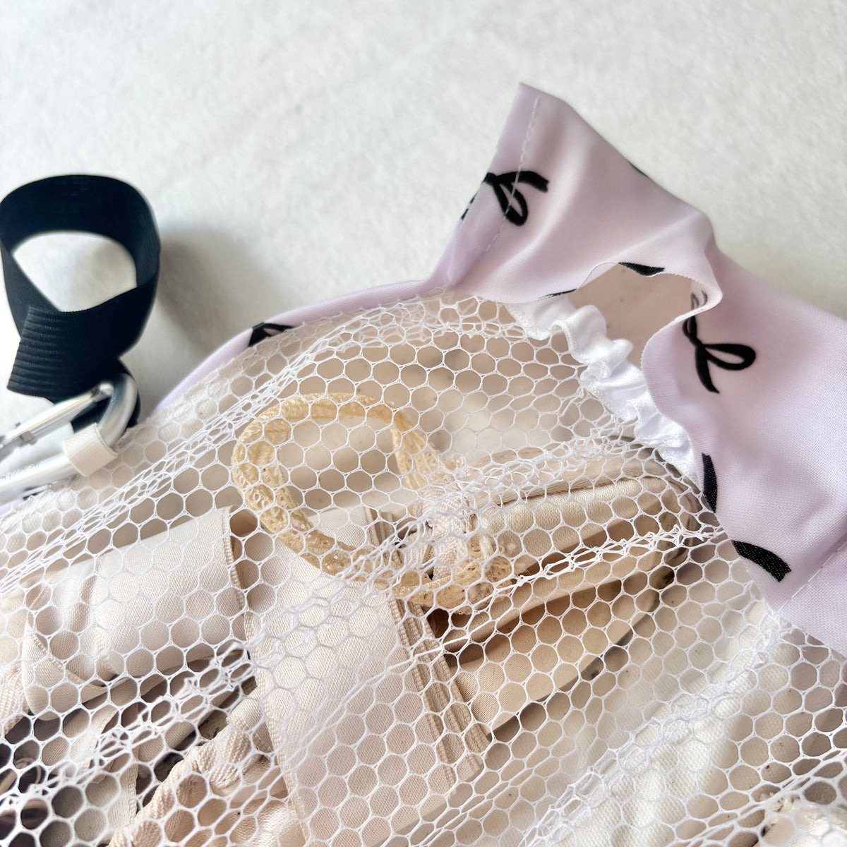 　Pointe shoes case "Elegant Ribbon"