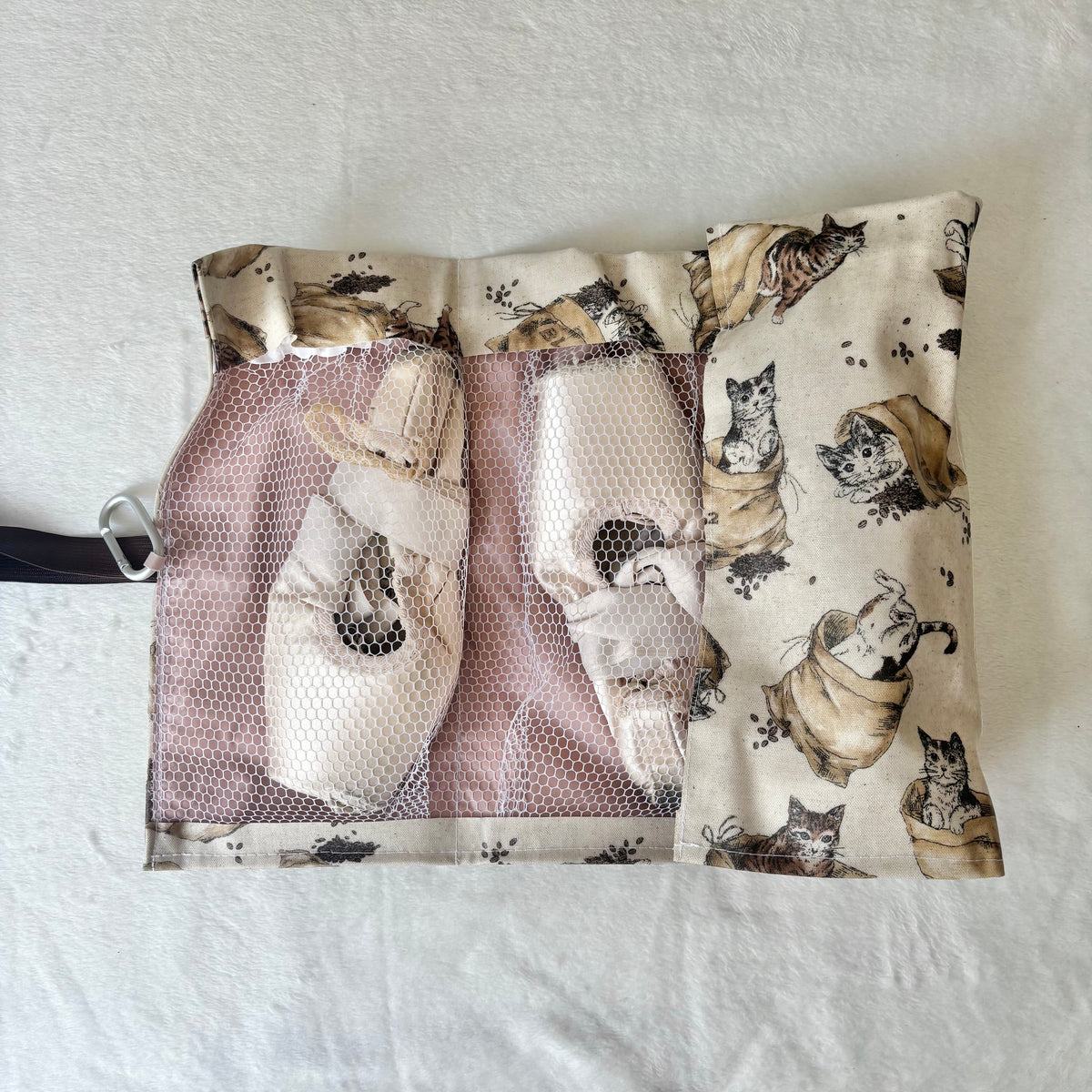 　Pointe shoes case "Coffee Cat"