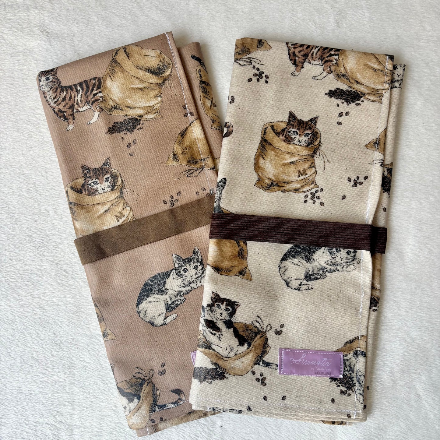 　Pointe shoes case "Coffee Cat"