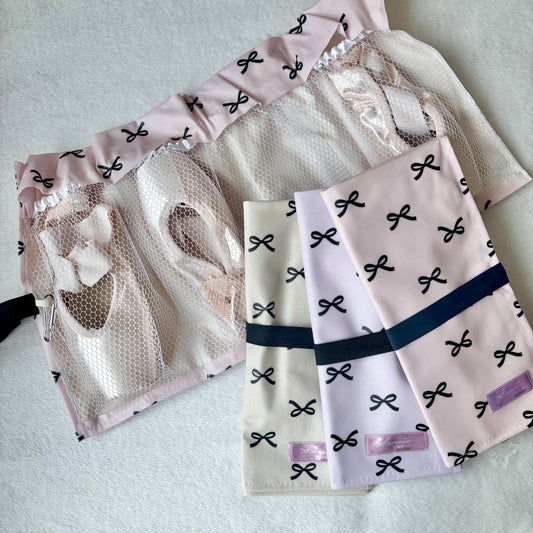 　Pointe shoes case "Elegant Ribbon"