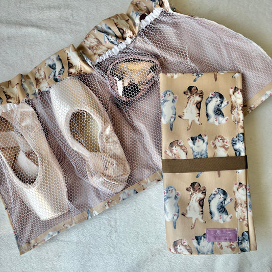 　Pointe shoes case "Lazy Cat"
