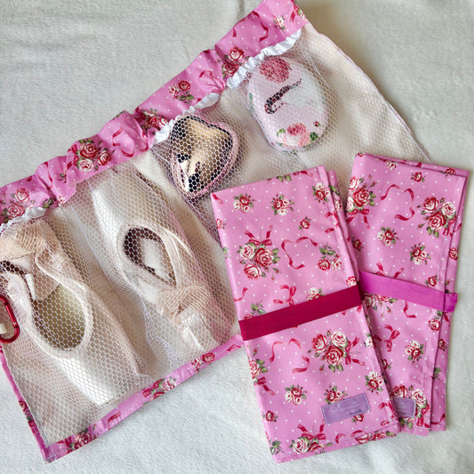 　Pointe shoes case "Pink Roses"